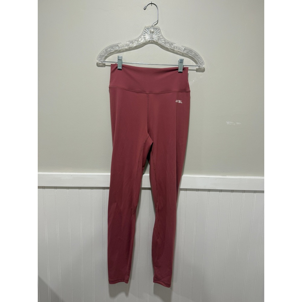 AYBL Mauve Pink Leggings Activewear High Waisted Workout Women Size Medium